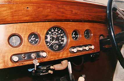 1954 Alvis TC1 dashboard